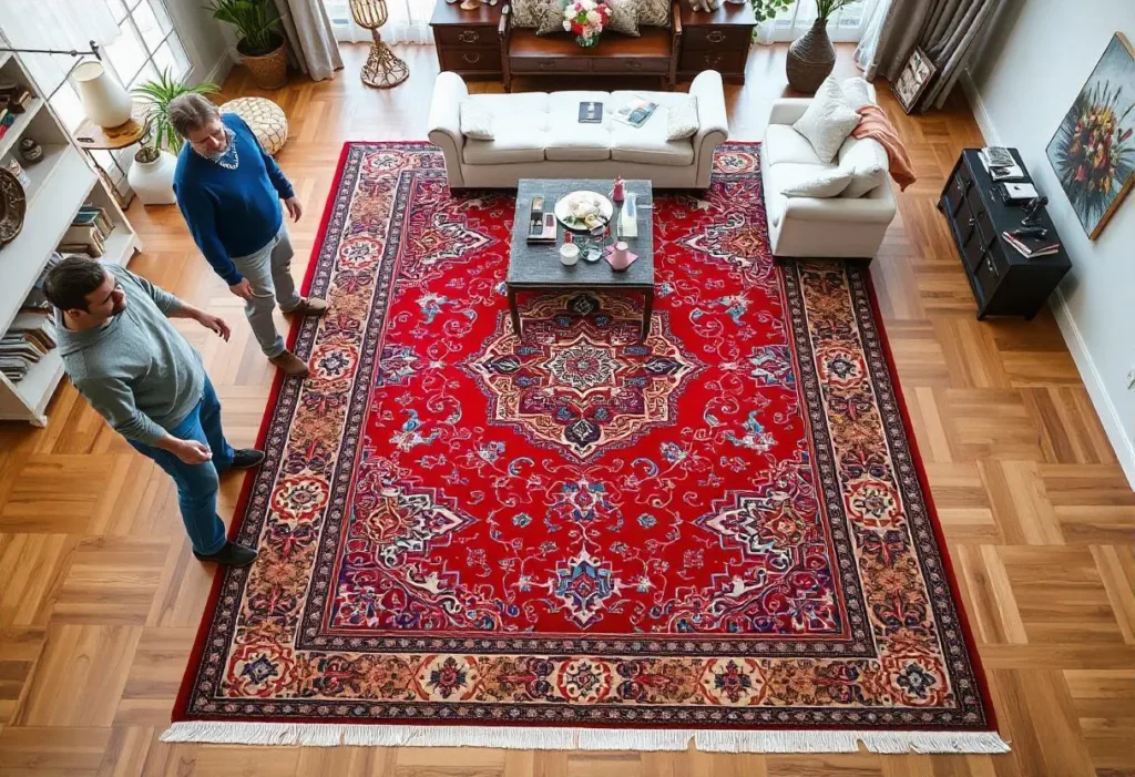 my team is reviewing  the Oushak rugs